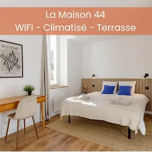 Appartement La Maison 44 - T2 - Clim, Terrasse, Garage, Via Rhona, Montélimar